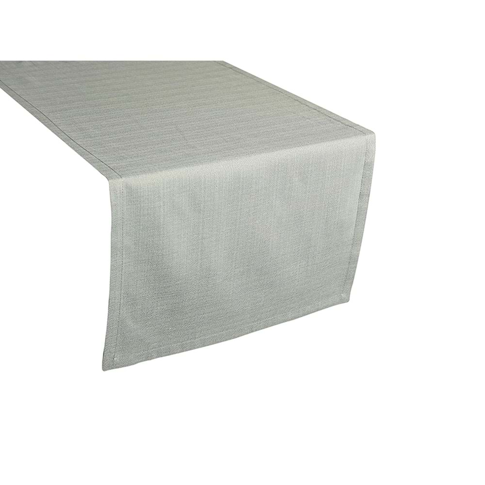 Masa Örtü Runnerı Keten Kumaş Antrasit 40*120cm
