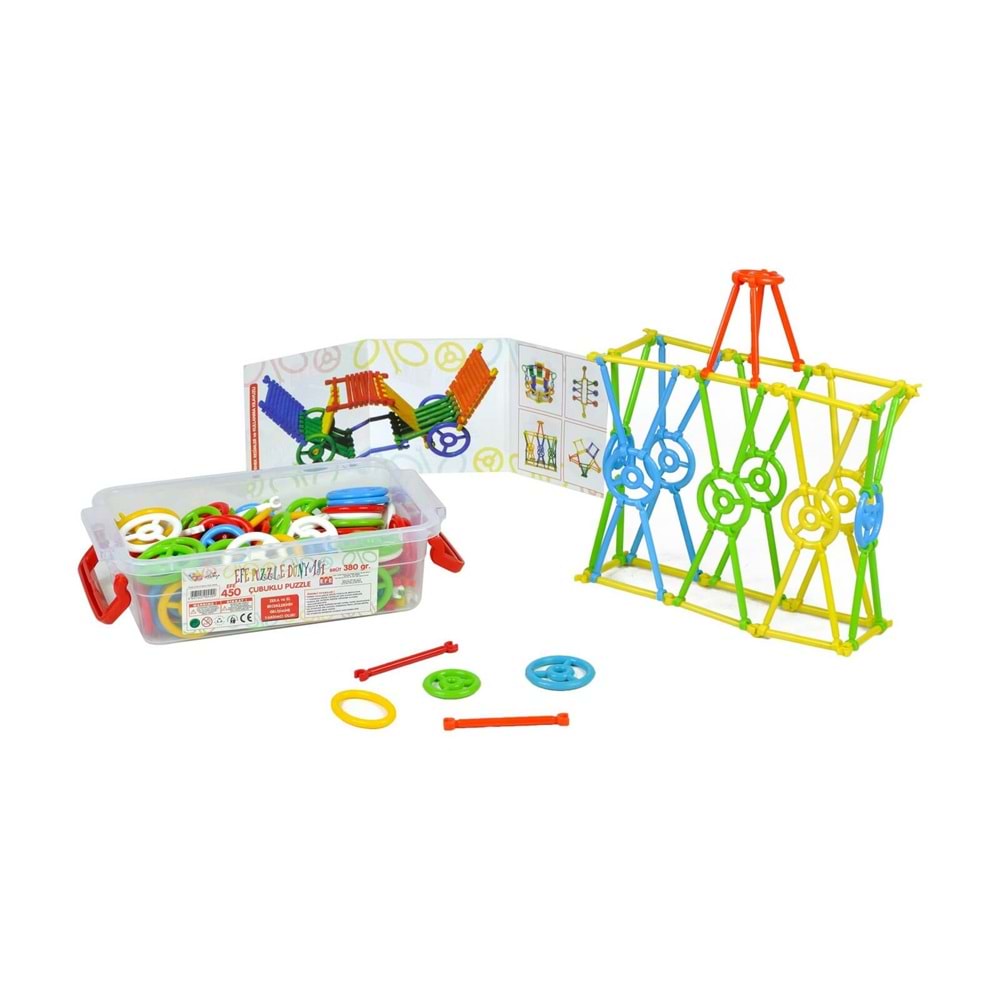Oync. EF-450 - Kutulu Küçük Çubuklu Puzzle Brt .280gr *36