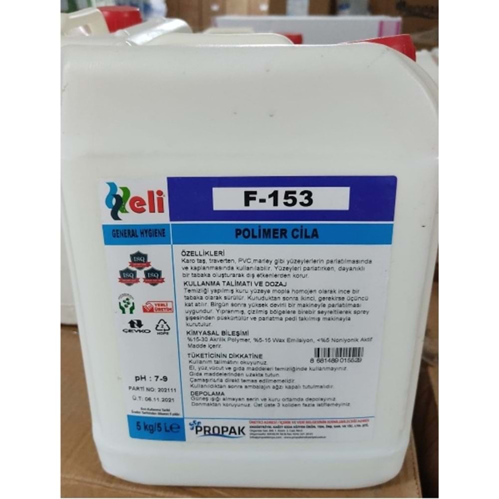 Cila Polimer 5kg F153 Prolüx Propak