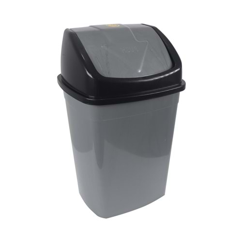 Kova Çöp Düz Klik Gri Sağlam No2 Kod289