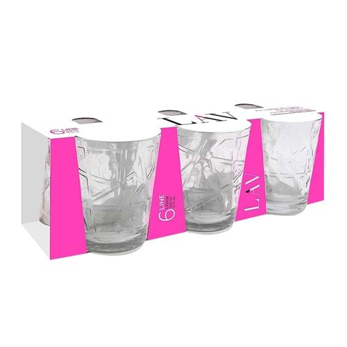 Bardak Çay Kahvaltılık 6lı 165cc LIN208 Lav *8