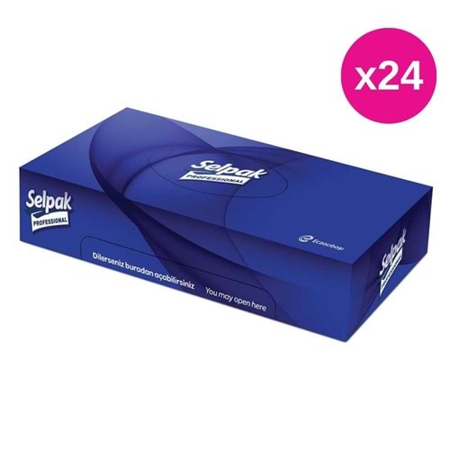 Kağıt Mendil Kutulu 50li 3Katlı Selpak *24
