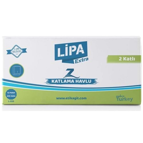 Havlu Z Katlı Dispenser Extra 200YP 12PK Lipa Eti Kağıt