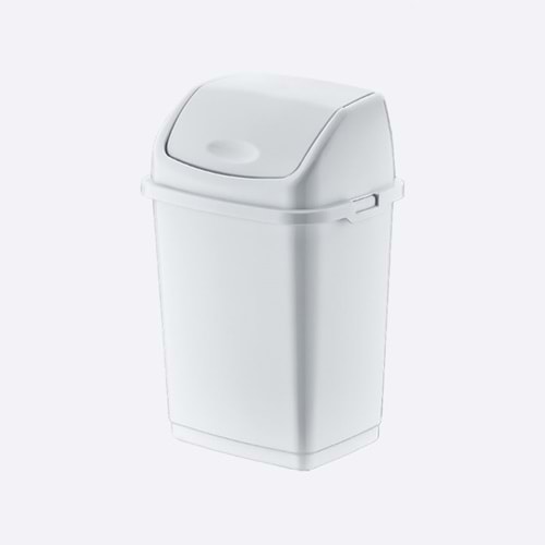 Kova Çöp Sallanır Kapak Beyaz 50lt Fantasy Dünya