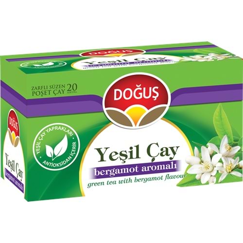 Çay Yeşil Bergamotlu 20li Doğuş *12