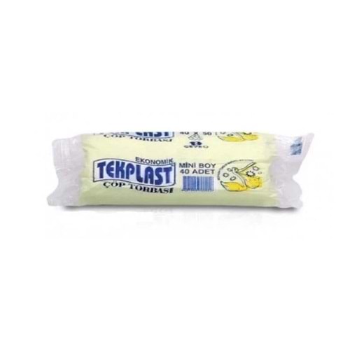 Çöp Poşeti Mini 45*50cm xgr 40lı*50rl Tekplas/Yesplas