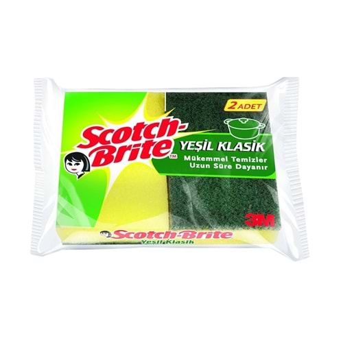 Sünger Bulaşık 2li Düz Scotch Brite