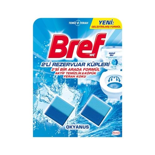 Klozet Kokusu Rezervuar Bloğu 2li Küp Bref