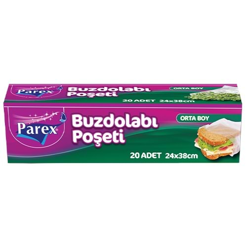 Buzdolabı Poşeti Orta Boy 20li Parex