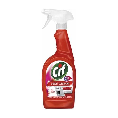 Yüzey Temizleme Heryer Sprey Leke Uzmanı 750ml Cif *12