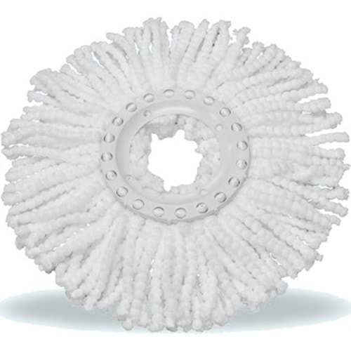 Mop Microfiber Refilli Döner Başlıklı Yedek Buse