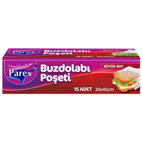 Buzdolabı Poşeti Büyük Boy 15li Parex