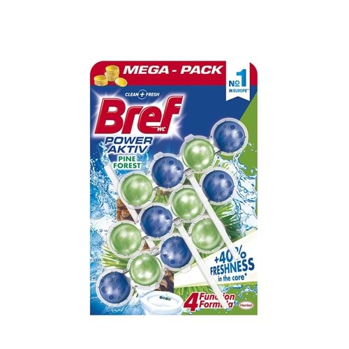 Wc Klozet Temizleme Aktif Blok 12lı (4*3) Top Bref *9
