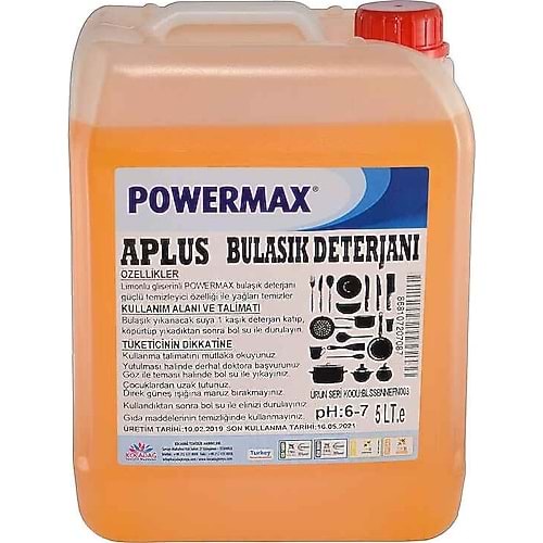 Bulaşık Deterjanı Elde Aplus 5kg Powermax