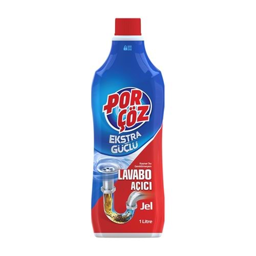 Lavabo Acıcı Jel 1000ml Porçöz