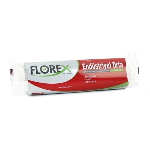 Çöp Poşeti Orta End. 55*60cm 160gr 20li*25rl Florex