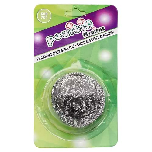 Bulaşık Teli Top Tel Paslanmaz Pozitif *4