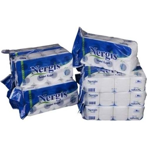 Tuvalet Kağıdı Ev Tipi 2katlı 48li Soft Nergis