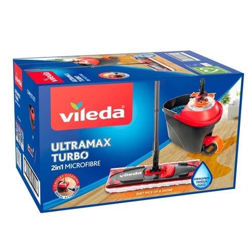 Temizlik Seti Ultramax Turbo Pedallı Set Vileda