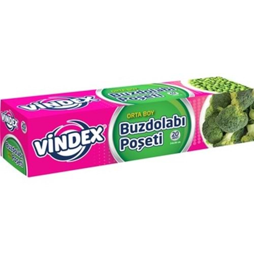 Buzdolabı Poşeti Orta Boy 20li Vindex