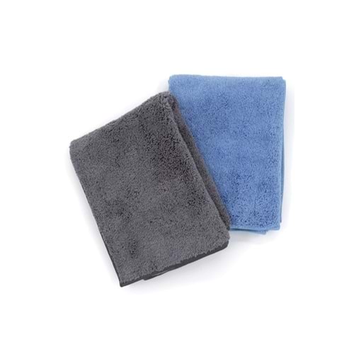 Bez Microfiber 40*40 Kurulama Havlusu 72gr 440GSM Mavi Silver Home