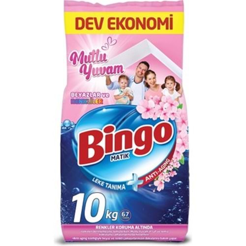 Çamaşır Deterjanı Toz Renkliler&Beyazlar 10kg Bingomatik