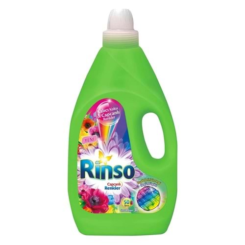 Çamaşır Deterjanı Sıvı 3lt Renkliler&Beyazlar Rinso