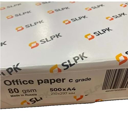 Kırt. Kağıt Fotokopi A4 Beyaz 80gr 500lü SLPK *5
