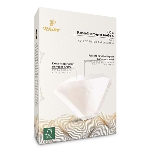 Filtre Kahve Kağıdı 1*4 80li Tchibo