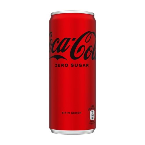 Cola Kutu 250ml Zero 9lu Coca Cola