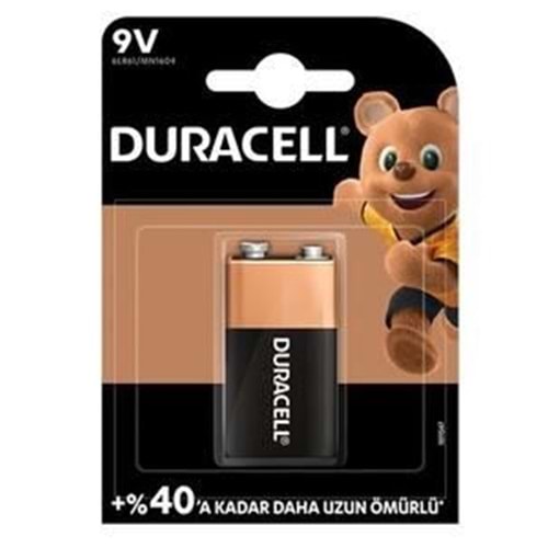 Kırt. Pil 9V Kare Duracell