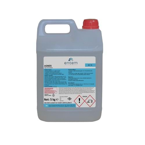 El Temizleme Ağır Kir Yağ Heavy Soap 5kg Entem *4