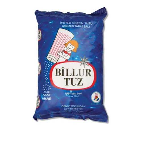 Tuz Yemeklik 750gr Billur