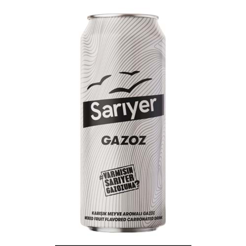 Gazoz Kutu 330ml 24lü Karışık Meyve Aromalı Sarıyer