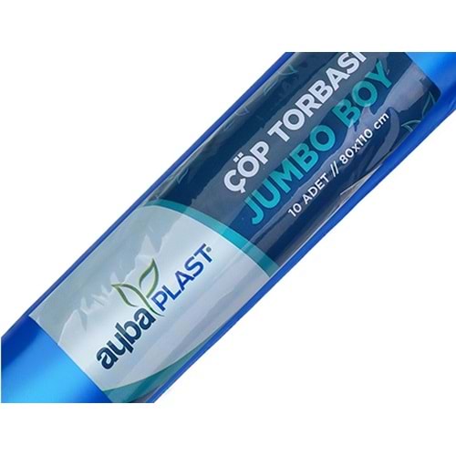 Çöp Poşeti Jumbo 80*110cm 400gr 10ad Rulo Aybal