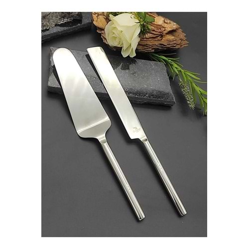 Pasta Seti 2li 304 Kalite (Spatula+Bıçak)