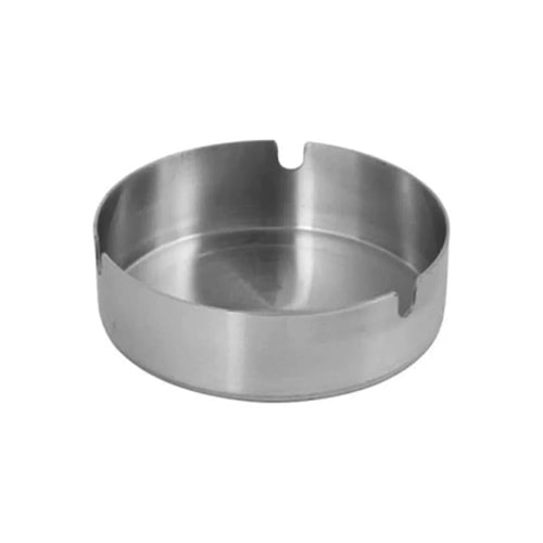 Paslanmaz Yuvarlak Küllük 10cm
