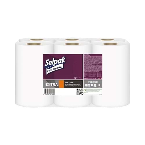 Havlu Otomatik Makine 21cm Pro xkg 135mt 6lı Selpak