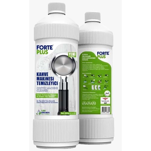Filtre Kahve Makine Temizleyicisi Coffee Cleaner Ponder 900gr FPCCP9 Forte Plus *12