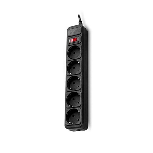 Priz Siyah 5li Akım Korumalı S-link