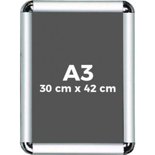 A3 Boy Alüminyum Çerçeve 30*42 Panda