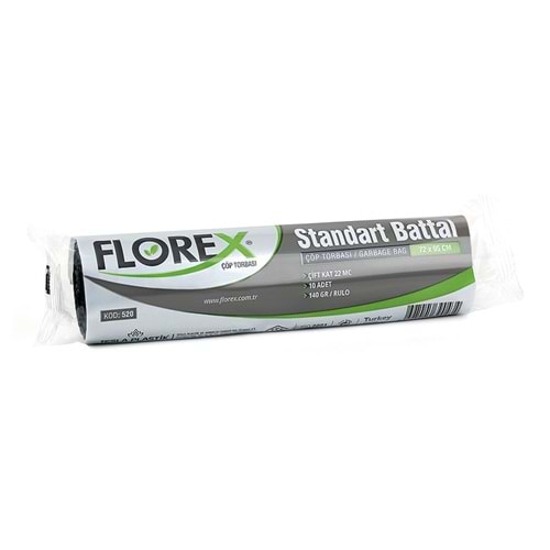 Çöp Poşeti Battal Standart 72*95cm 140gr 10lu*24rl Florex