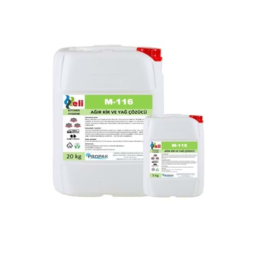 Ağır Kir ve Yağ Çözücü M116 5kg Eli *4