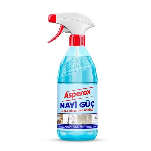 Kireç ve Pas Sökücü Sprey Mavi Güç 650ml Asperox *12