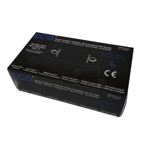 Eldiven Nitril Siyah - L ECO *20