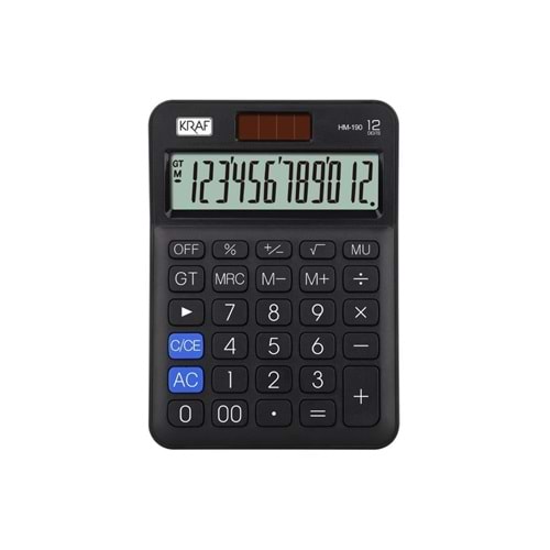 Kırt. Hesap Makinası HM190 12Digit Kraf