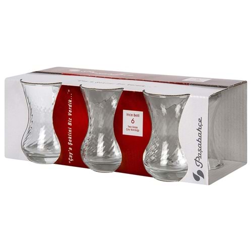 Bardak Cam Çay İnce Belli 6lı 42781-360051 Paşabahçe