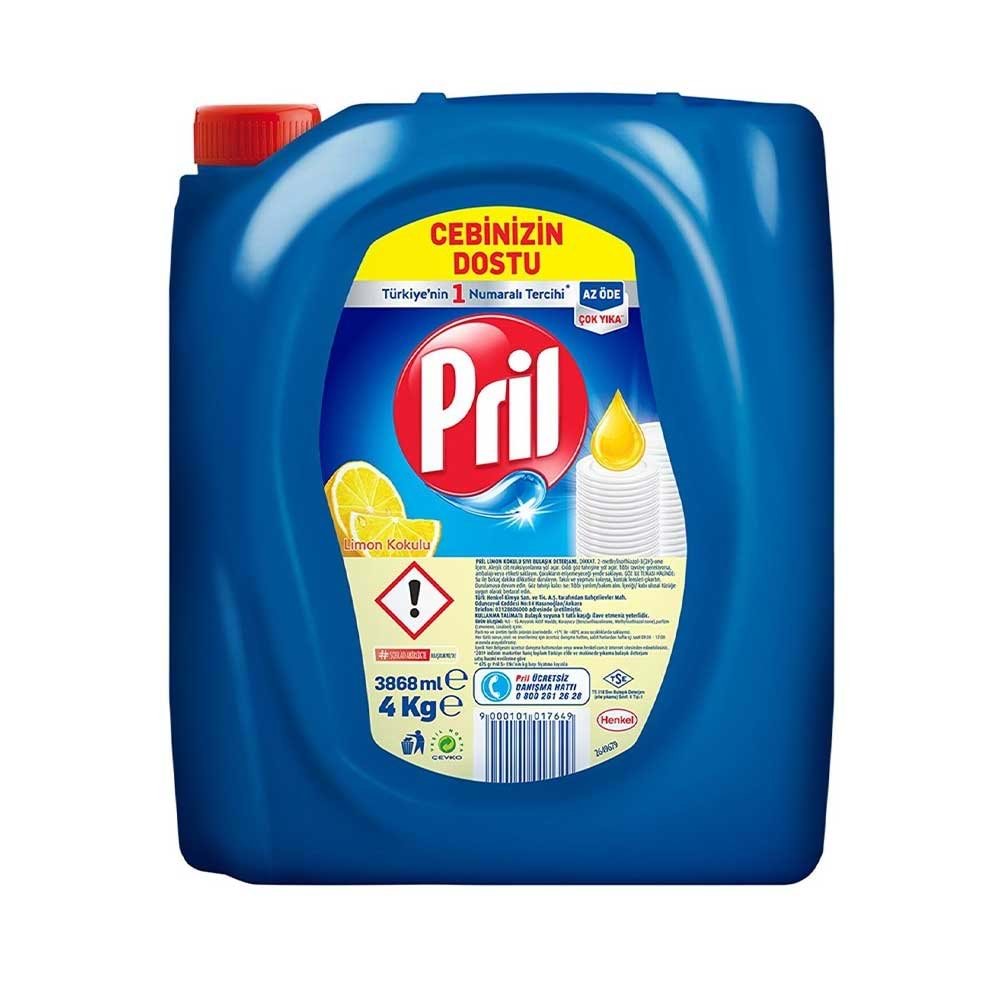 Bulaşık Deterjanı Sıvı 4kg Pril *4