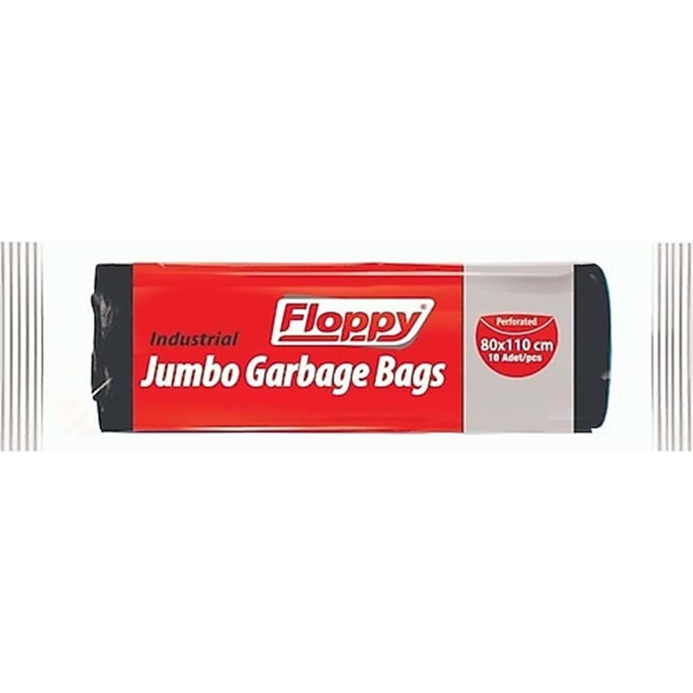 Çöp Poşeti Jumbo End. 80*110cm 600gr 10lu*20rl Floppy