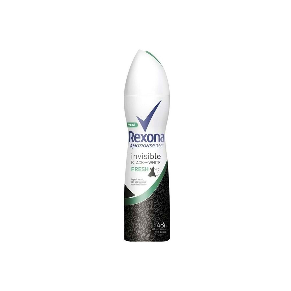 Deodorant Black&White 150ml Bayan Rexona *6